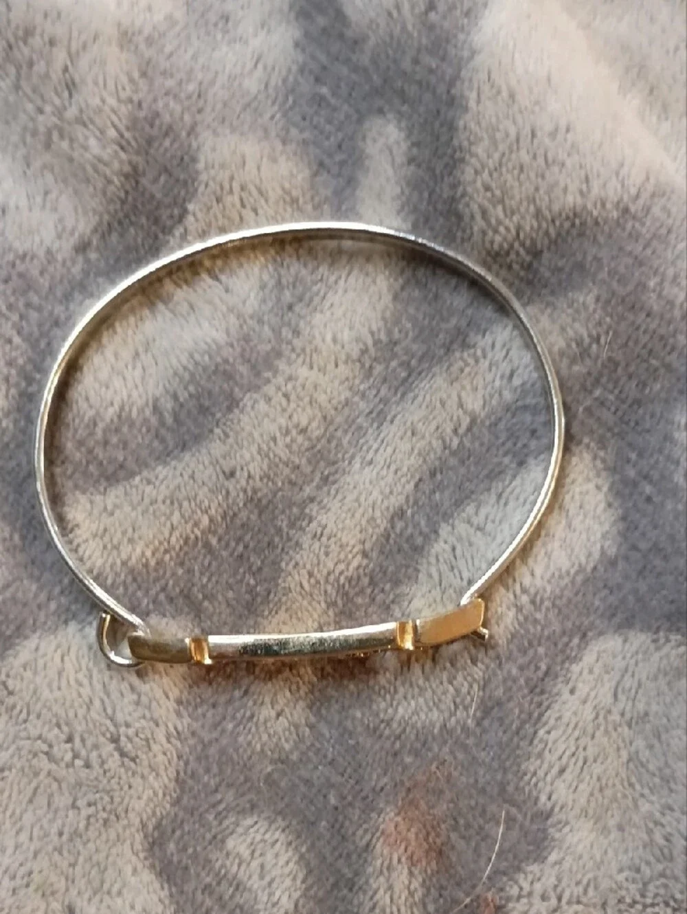 Personalized 'David' Two-Tone Name Cuff Bracelet - Men Accessories Jewelry